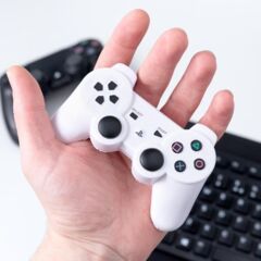 Playstation White Controller Stress Ball